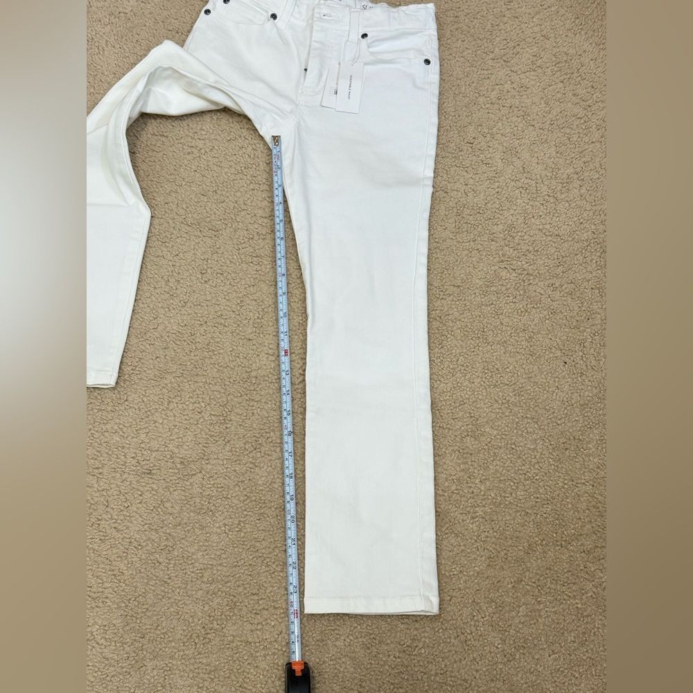 NWT Jack Denim by Janie and Jack White Slim Jeans Girls Sz 10 - Picture 13 of 14